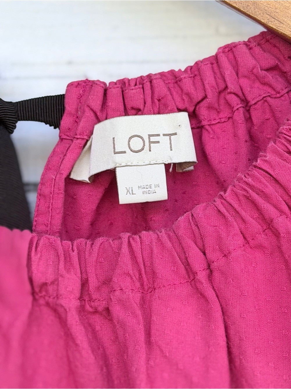 LOFT Ruffle-Shoulder Peasant Top - Picture 3 of 5